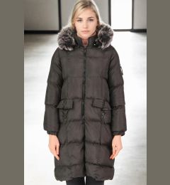 Снимка на Z6706 DEWBERRY WOMEN'S COAT-BLACK-1
