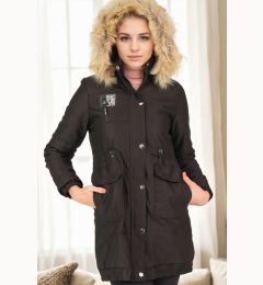 Снимка на Z6712 DEWBERRY CREMONA WOMEN'S COAT-BLACK-1