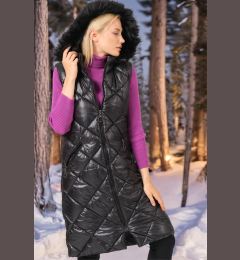 Снимка на Z6717 DEWBERRY WOMEN'S VEST-DARK BLACK