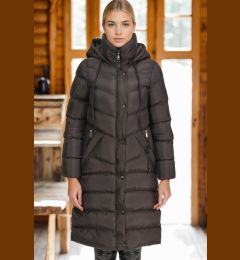 Снимка на Z6719 DEWBERRY WOMEN'S COAT-LIGHT BLACK