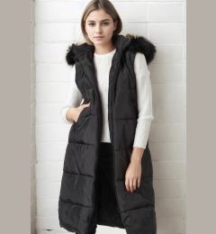 Снимка на Z6741 DEWBERRY WOMEN'S VEST-LIGHT BLACK