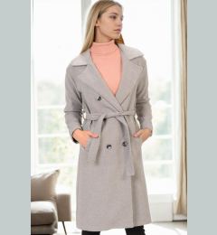 Снимка на Z6765 DEWBERRY WOMEN'S COAT-GREY-2