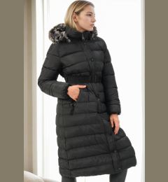 Снимка на Z6769 DEWBERRY LADIES COAT-BLACK-1
