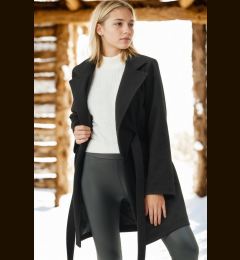 Снимка на Z6778 DEWBERRY WOMEN'S COAT-DARK BLACK
