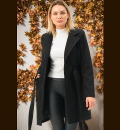 Снимка на Z6778 DEWBERRY WOMEN'S COAT-LIGHT BLACK
