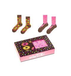 Снимка на ZOOKSY/RAINBOW SOCKS Zooxy mixTURY Комплект чорапи с понички 2 чифта