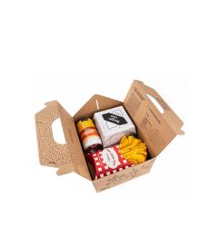 Снимка на ZOOKSY/RAINBOW SOCKS Чорапи Rainbow Meal Socks Box Burger Fries Beer 5 чифта