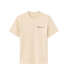 Снимка на Бежова унисекс тениска