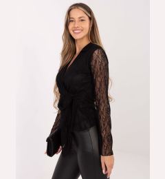 Снимка на Блуза с дълъг ръкав от дантела