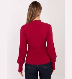 Снимка на Бордо блуза с дълъг ръкав