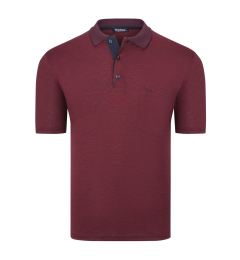 Снимка на Бордо мъжка поло риза Dewberry