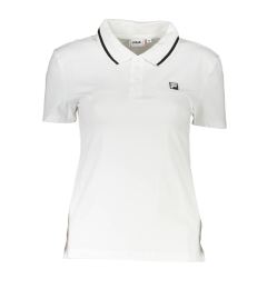 Снимка на Бяла дамска поло тениска FILA