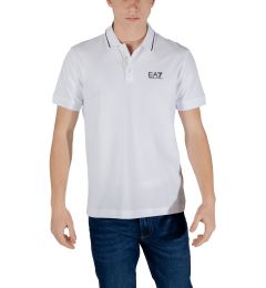 Снимка на Бяла мъжка поло риза EA7