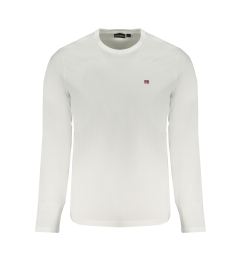 Снимка на Бяла тениска с дълъг ръкав NAPAPIJRI