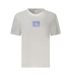 Снимка на Бяла тениска с къс ръкав Calvin Klein