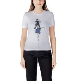 Снимка на Бяла тениска с щампа