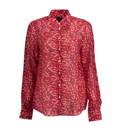 Снимка на Дамска блуза с дълъг ръкав с шарки