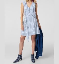 Снимка на Дамска рокля Trendyol Striped Frilly
