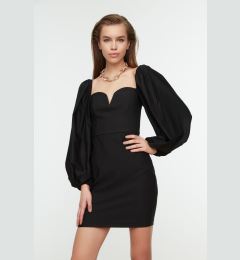 Снимка на Дамска рокля Trendyol TPRSS21EL0192/BLACK