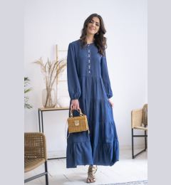 Снимка на Дамска рокля. Mefese Dark Blue