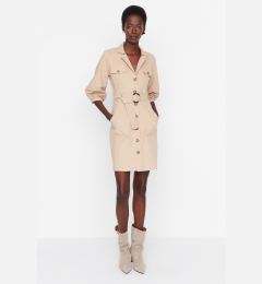 Снимка на Дамска рокля. Trendyol Belt detailed