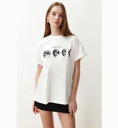 Снимка на Дамска тениска Trendyol Printed