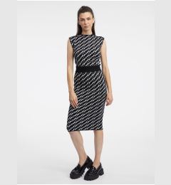 Снимка на Дамска черно-бяла рокля пуловер Orsay