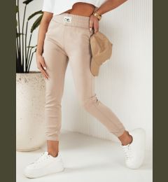 Снимка на Дамски бежови спортни панталони CYFL