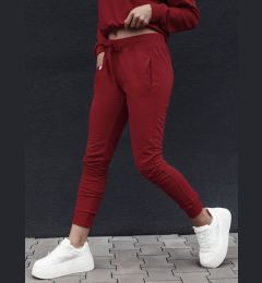 Снимка на Дамски бордо спортни панталони