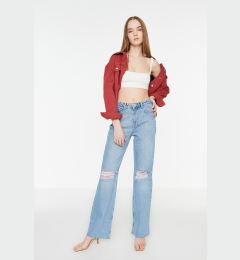 Снимка на Дамски дънки Trendyol Wide cut
