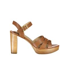 Снимка на Дамски кафяви сандали на ток Ralph Lauren