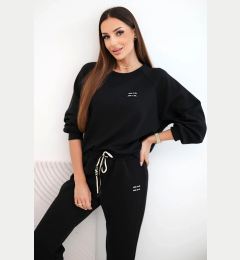 Снимка на Дамски комплект от вискоза със суитшърт и панталон