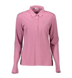 Снимка на Дамски поло ризи с дълъг ръкав, розови
