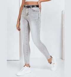 Снимка на Дамски сиви тесни дънки