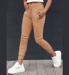 Снимка на Дамски спортни панталони FITS, цвят кафе