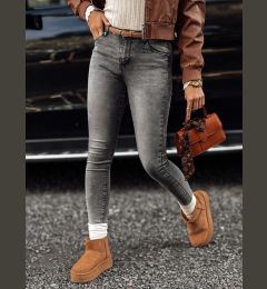 Снимка на Дамски тесни дънки JORNIX тъмносиви