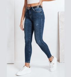 Снимка на Дамски тесни дънки сини Dstreet