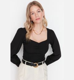 Снимка на Дамски топ. Trendyol TWOAW23BZ00633/Black