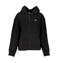 Снимка на Дамски черен суитшърт с цип Tommy Hilfiger