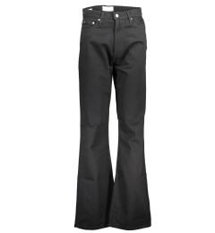 Снимка на Дамски черни разкроени дънки Calvin Klein