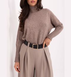 Снимка на Дамски широки панталони с колан