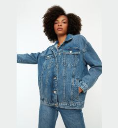 Снимка на Дамско дънково яке Trendyol Denim