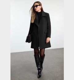 Снимка на Дамско палто. Trendyol Black