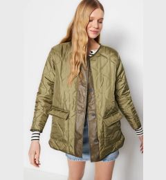 Снимка на Дамско яке Trendyol Khaki