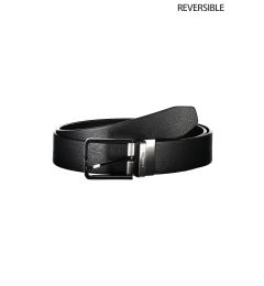 Снимка на Двустранният черен колан на Calvin Klein