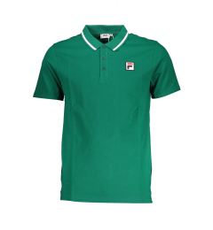 Снимка на Зелена мъжка поло тениска FILA