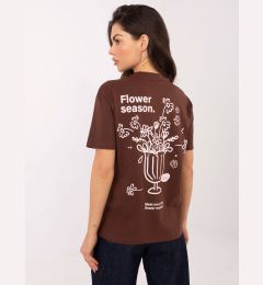 Снимка на Кафява тениска с щампа