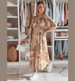 Снимка на Миди рокля с флорален мотив LILOVIE