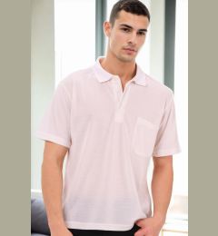 Снимка на Мъжка бяла поло риза Dewberry