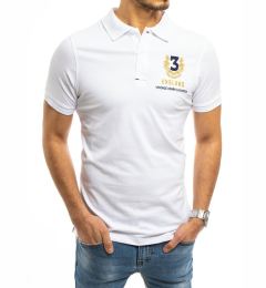 Снимка на Мъжка бяла поло риза Dstreet